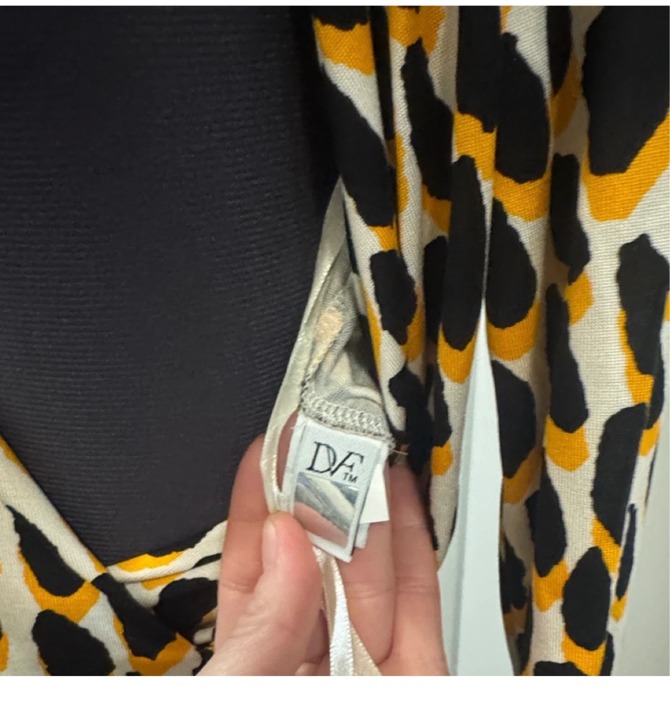 vintage dvf silk leopard print wrap dress - photo 5
