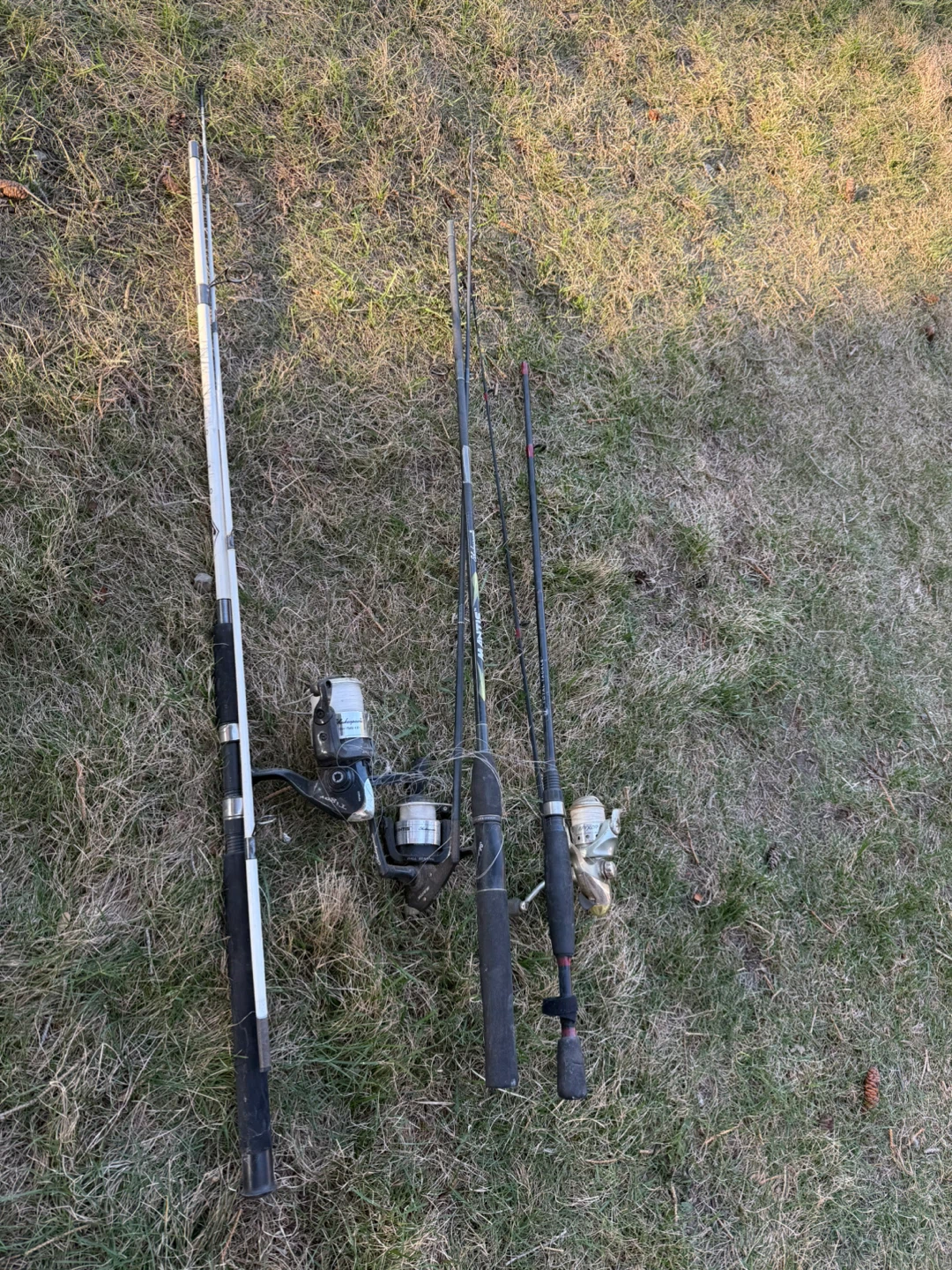 3 x Shakespeare and Pflueger Fishing Rods and Reels