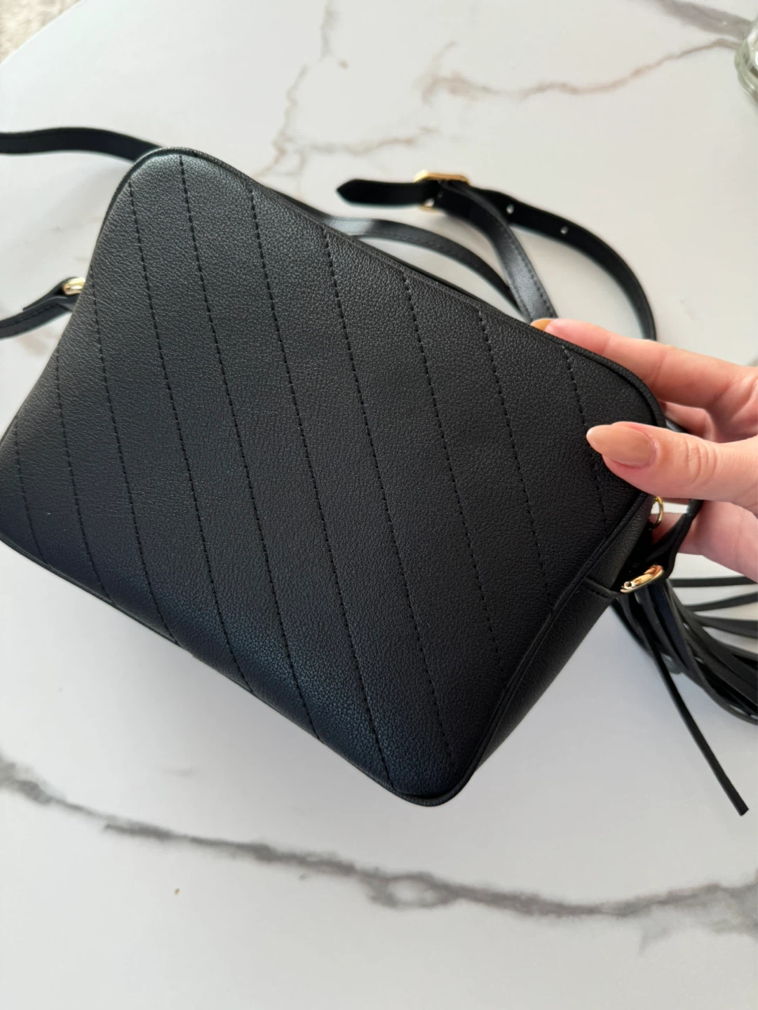 Black Leather Gu Soho Camera Bag - photo 3