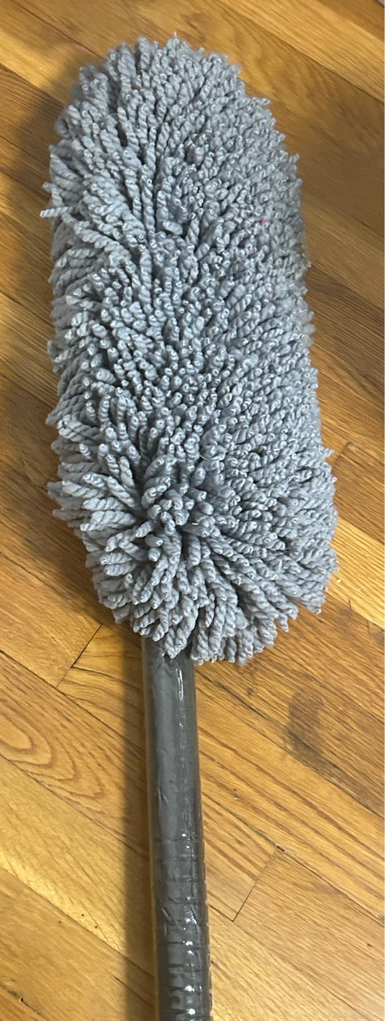 Gray Duster with Handle