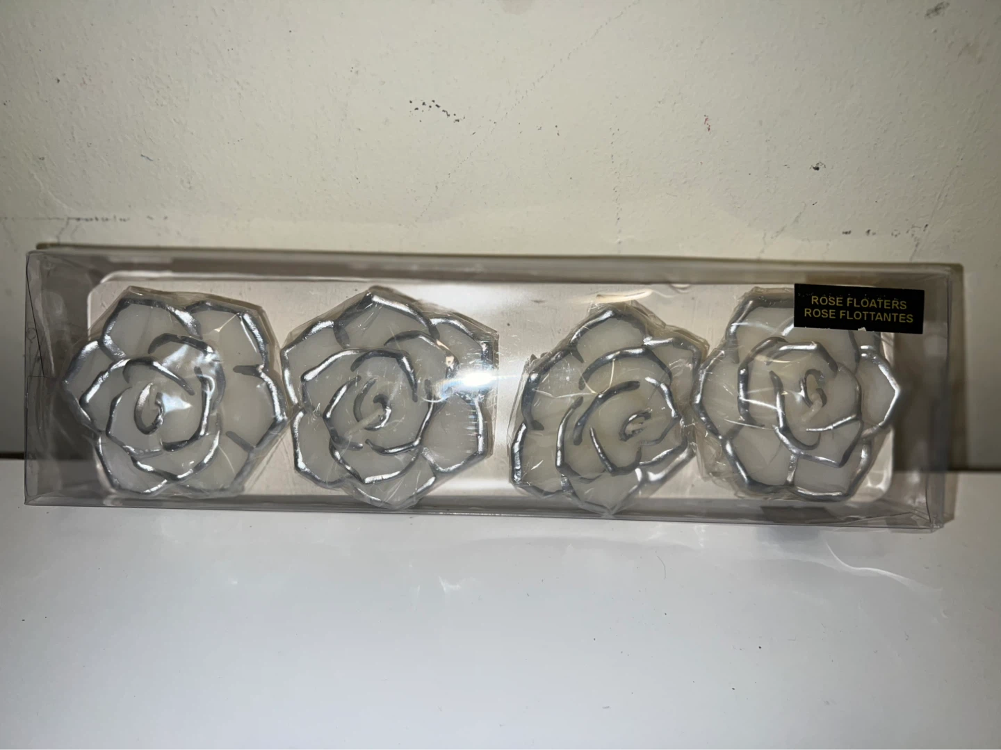 King Rose Floater Candles - Set of 4