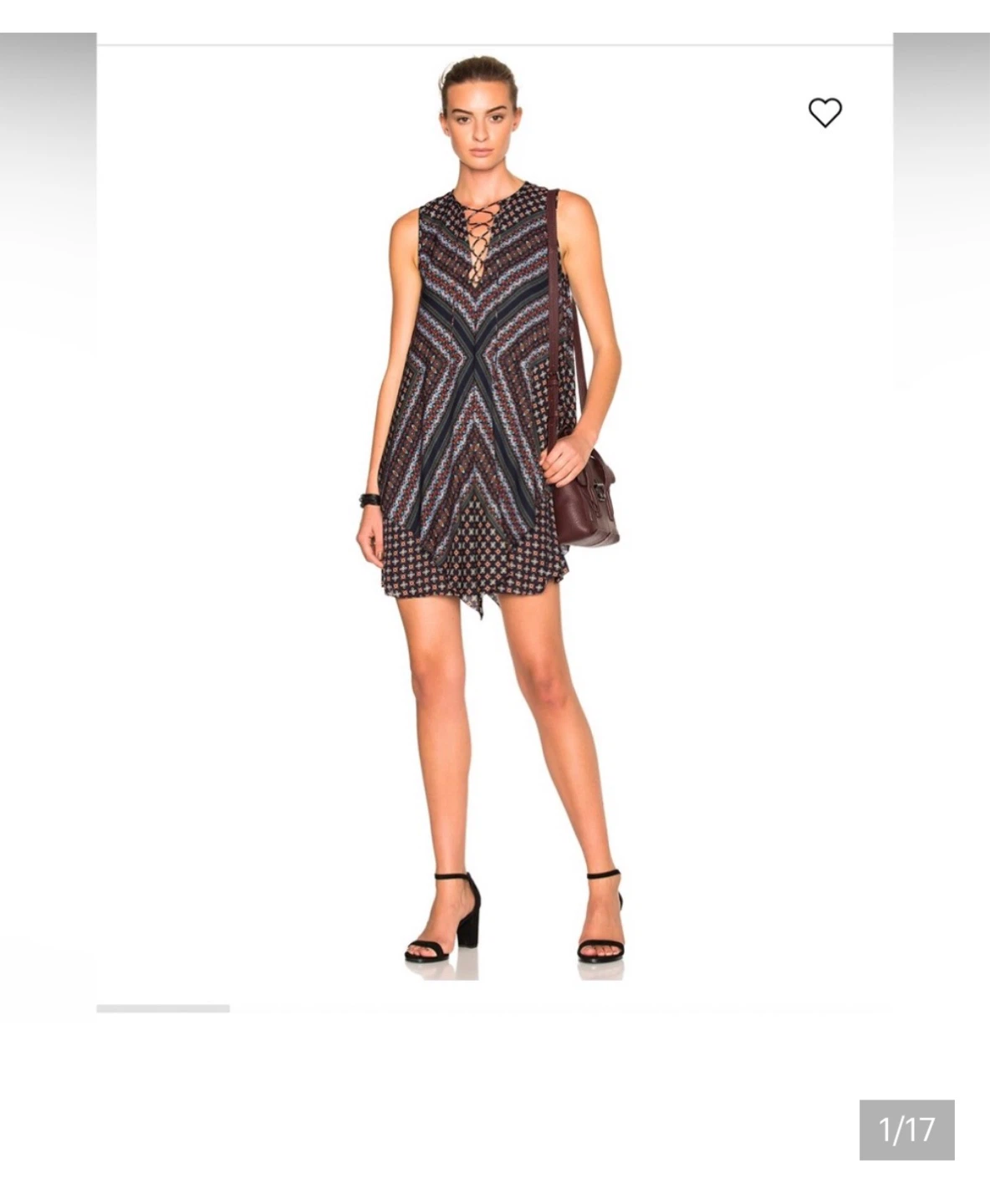derek lam 10 crosby paisley handkerchief silk dress - photo 3