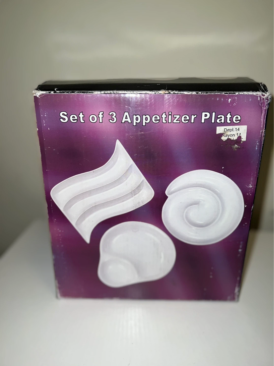 Set of 3 Appetizer Plates