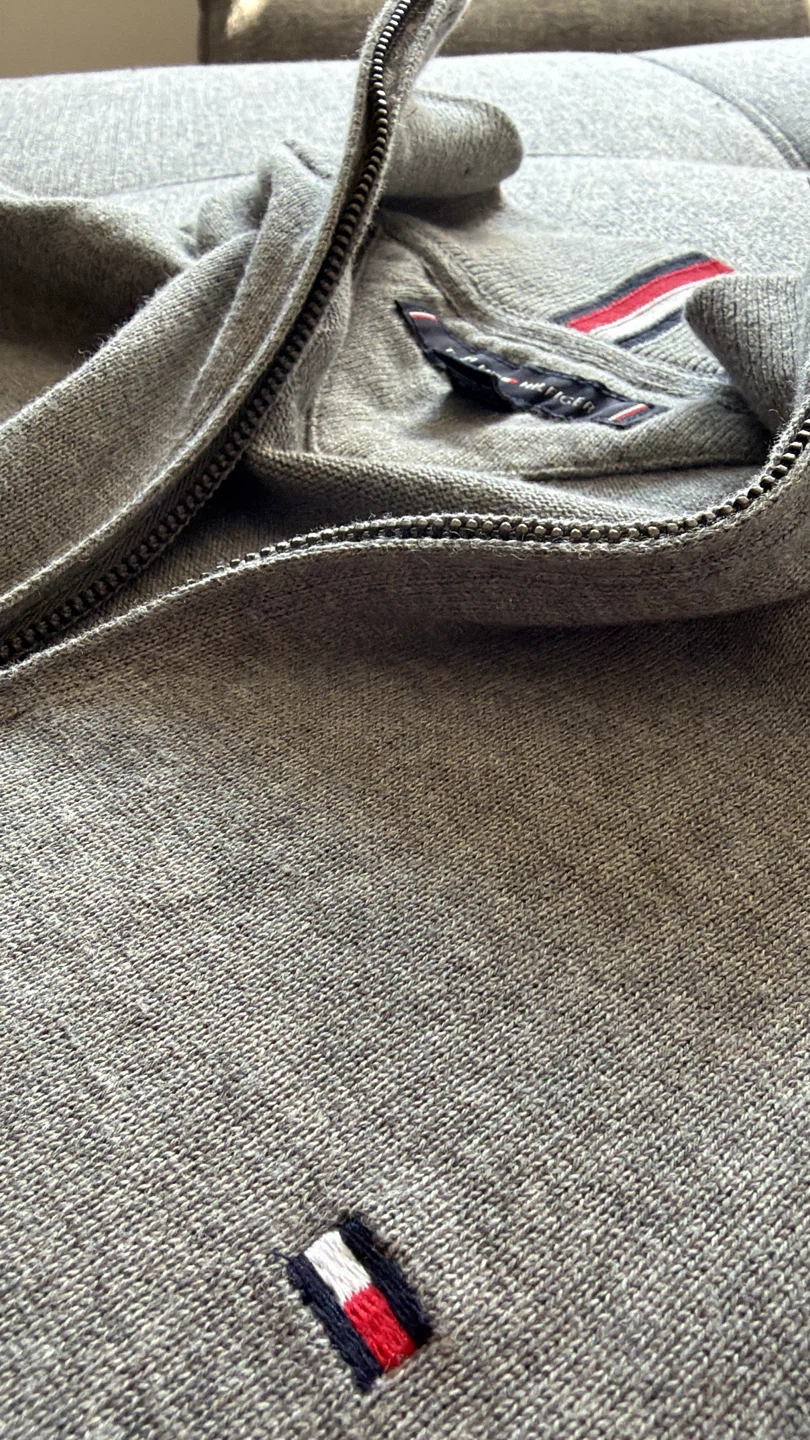 Tommy Hilfiger Grey 1/4 Zip Sweater - photo 5