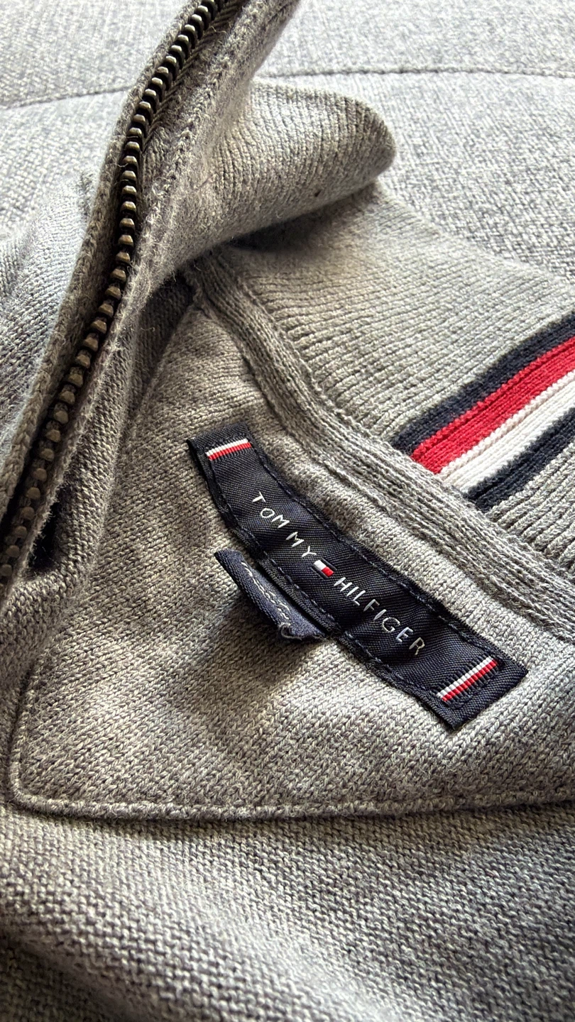 Tommy Hilfiger Grey 1/4 Zip Sweater - photo 3