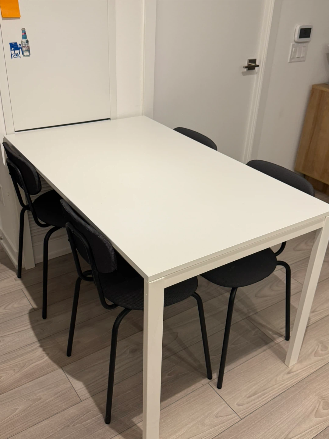 IKEA VIHALS Table + 4 SANDSBERG Chairs