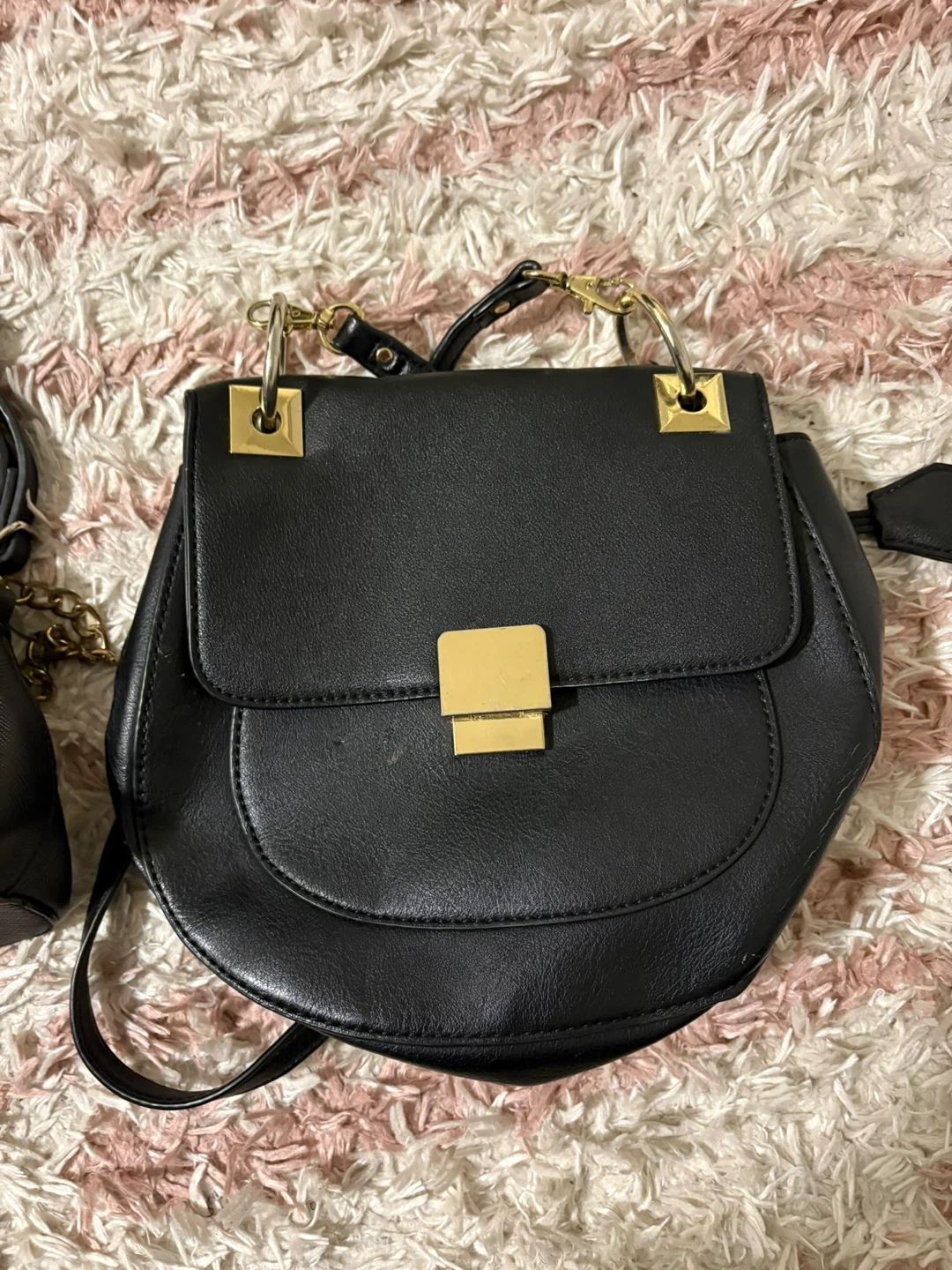 ALDO Black Faux Leather Shoulder Bag - photo 2