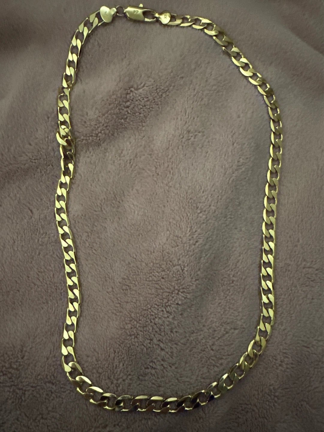 14k Gold laminated Chain Necklace