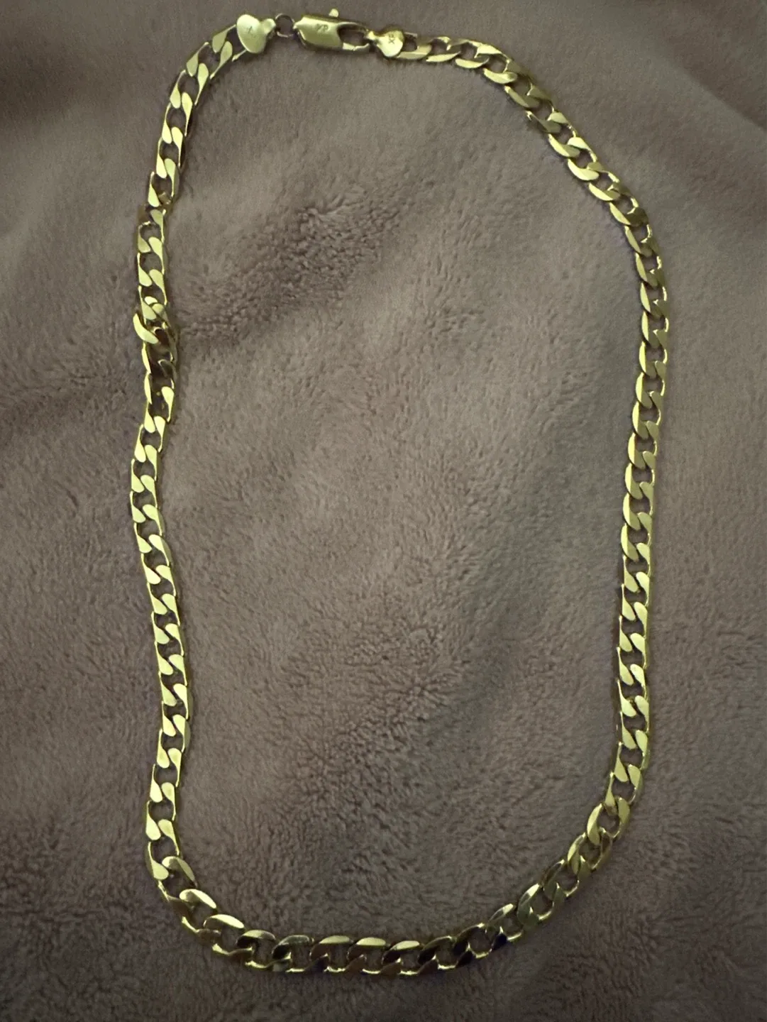 14k Gold laminated Chain Necklace