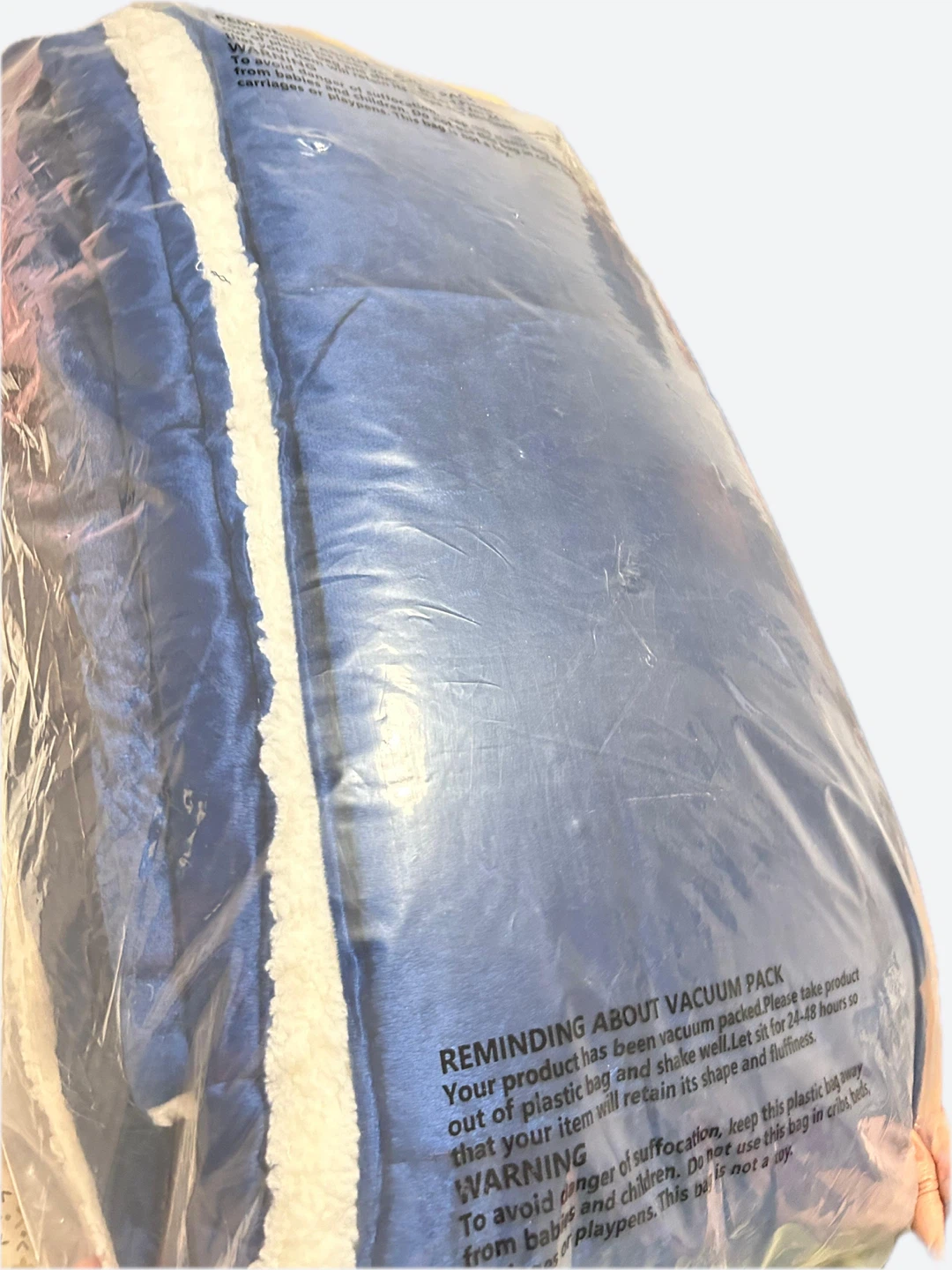 Blue Sherpa Blanket Comforter - photo 3