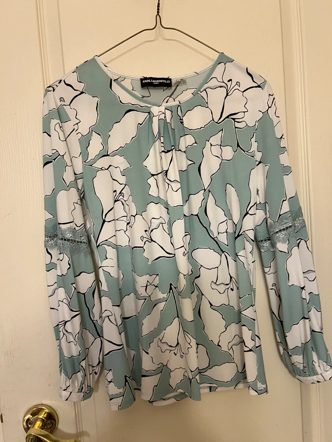 Karl Lagerfeld Paris Floral Print Blouse