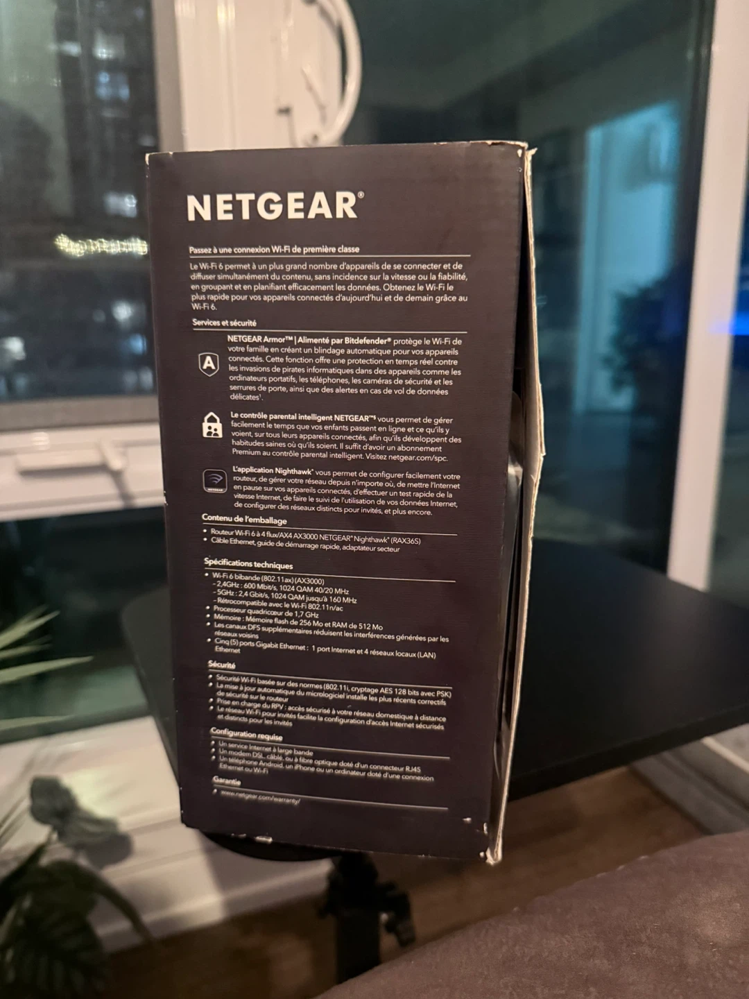 NETGEAR Nighthawk AX3000 AX4 WiFi 6 Router - photo 2