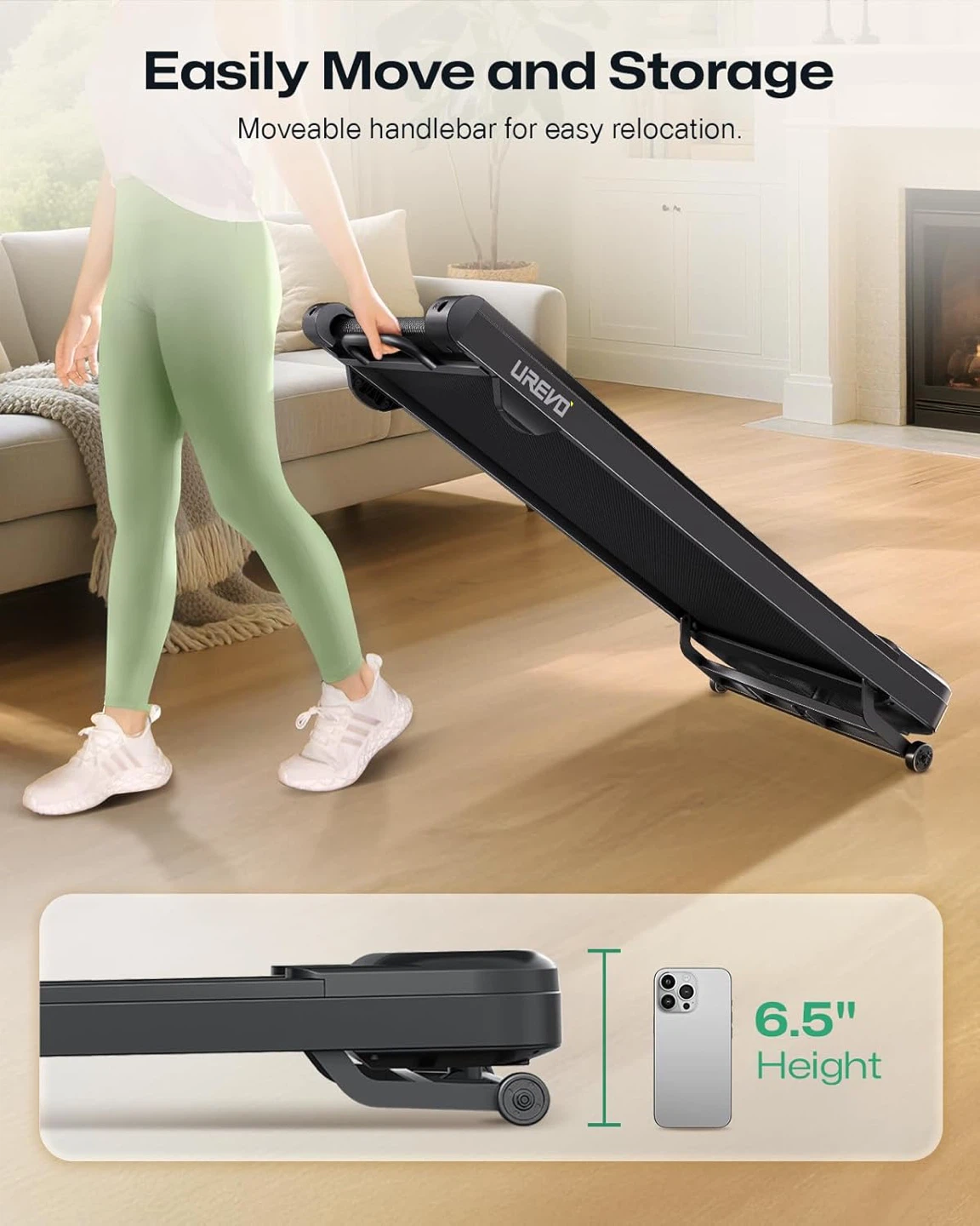 UREVO Under Desk Treadmill - photo 3