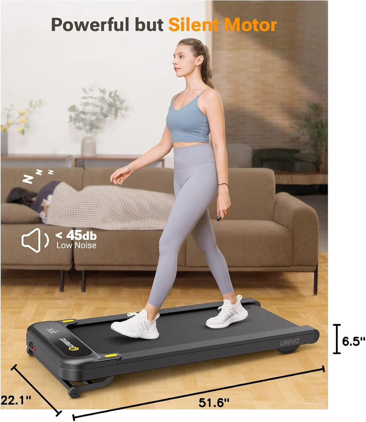 UREVO Under Desk Treadmill - photo 2