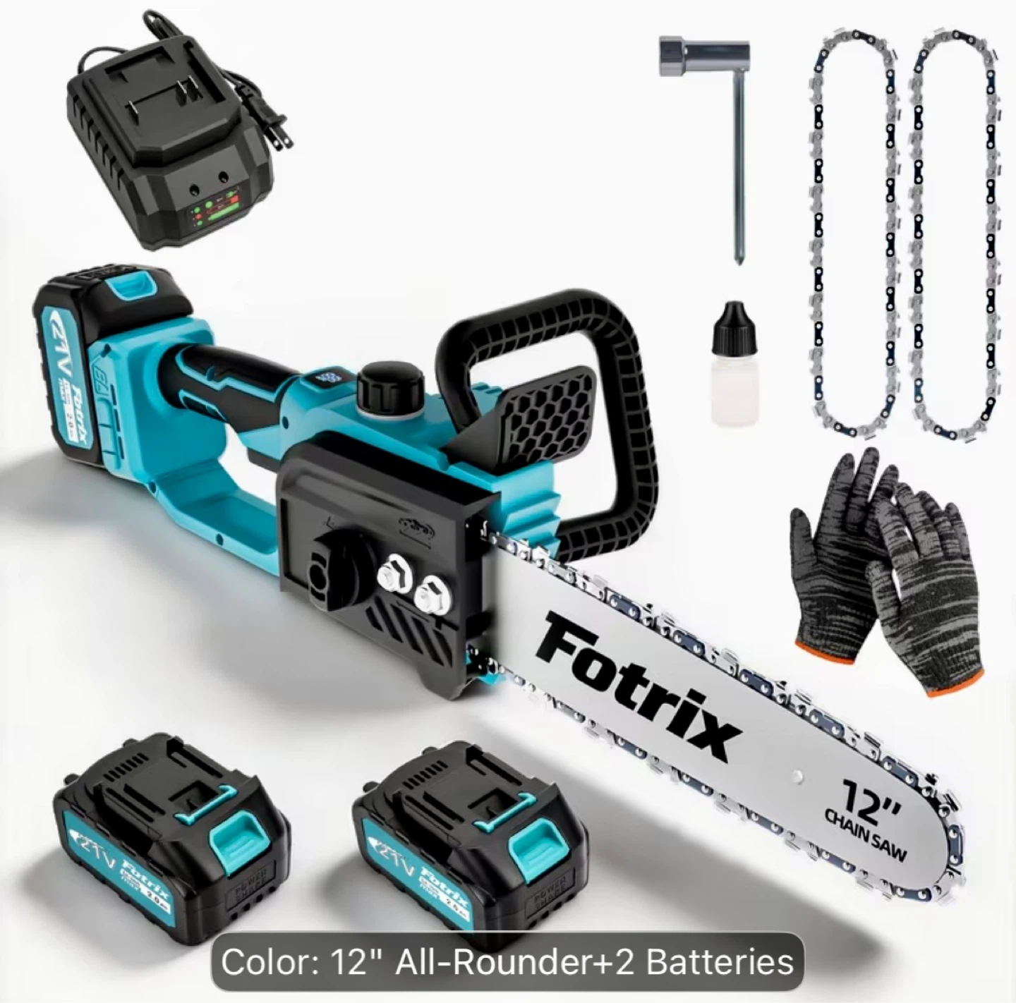 Fotrix 12" Cordless Electric Chainsaw - photo 2