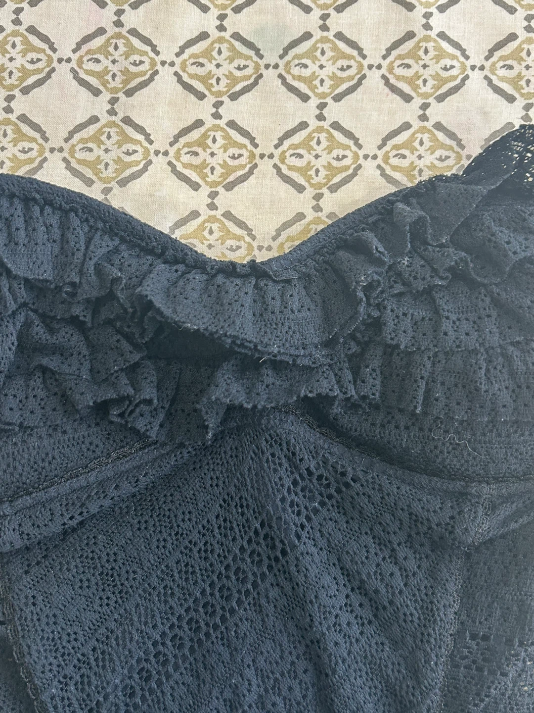 Juicy Couture Black Lace Swimsuit Size M - photo 3