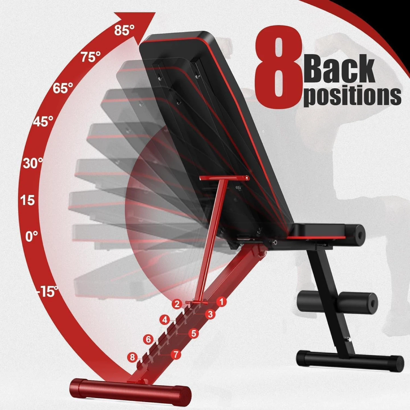 YAGUD Adjustable Weight Bench - photo 4