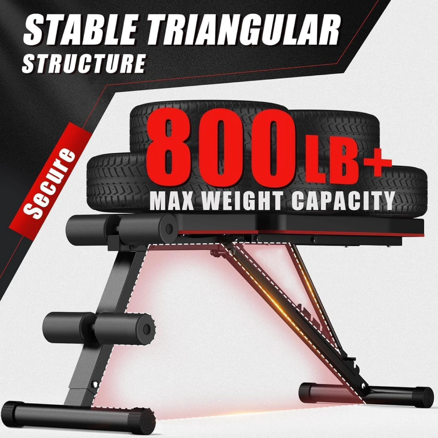 YAGUD Adjustable Weight Bench - photo 3