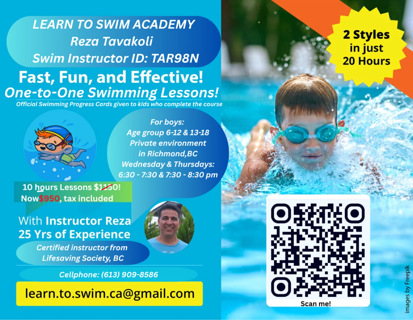 One-to-One Swimming Lessons - Learn to Swim Academy