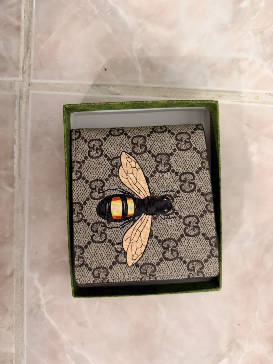 Gucci Bi-fold Wallet with Bee and Tiger Embroidery - photo 4