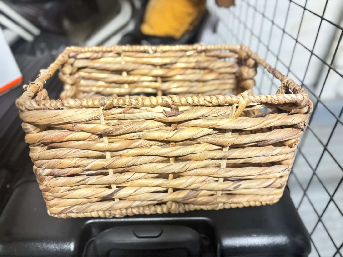 Woven Hyacinth Basket