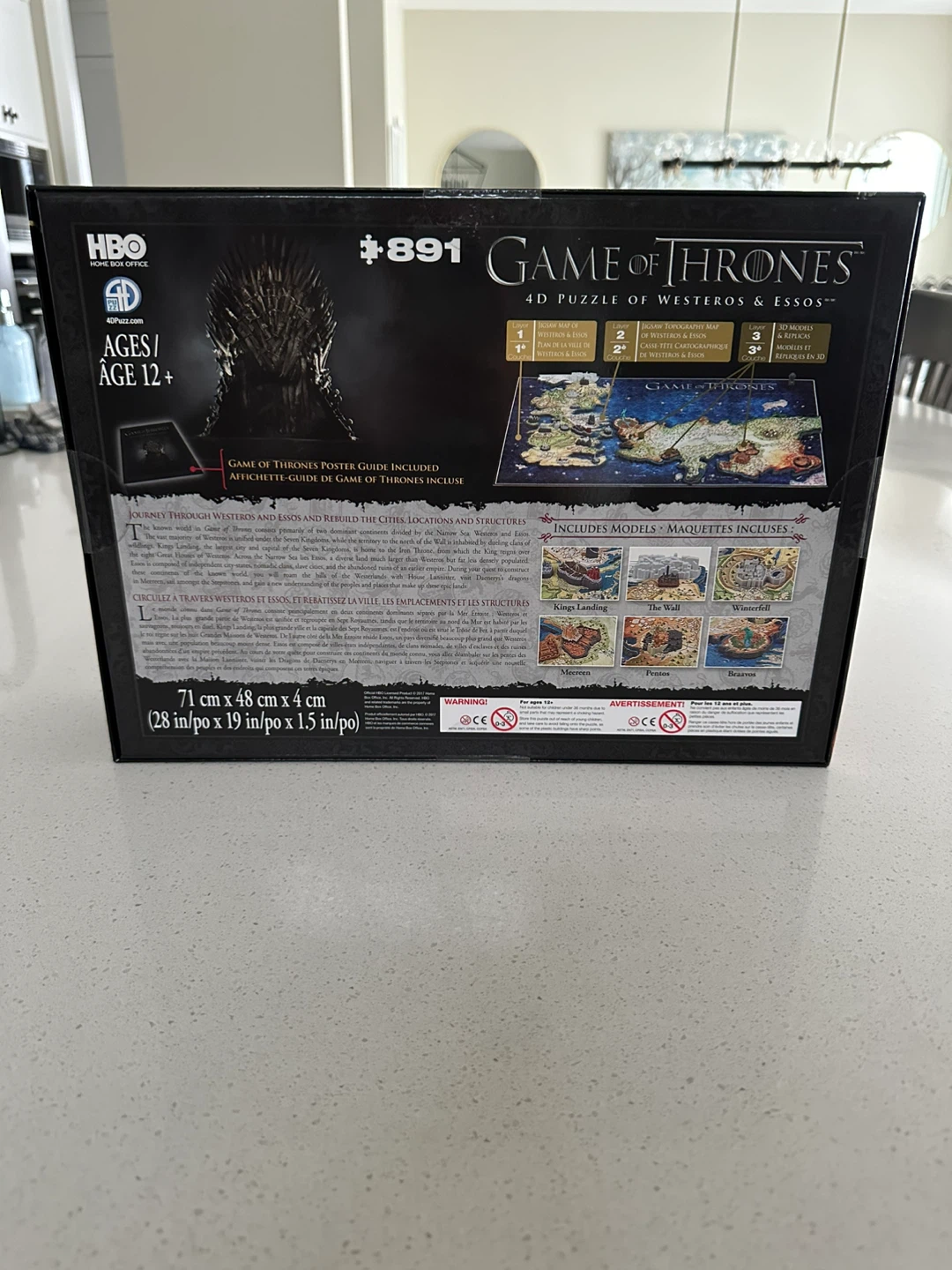 *Moving Sale* Game of thrones 4D puzzle - photo 2