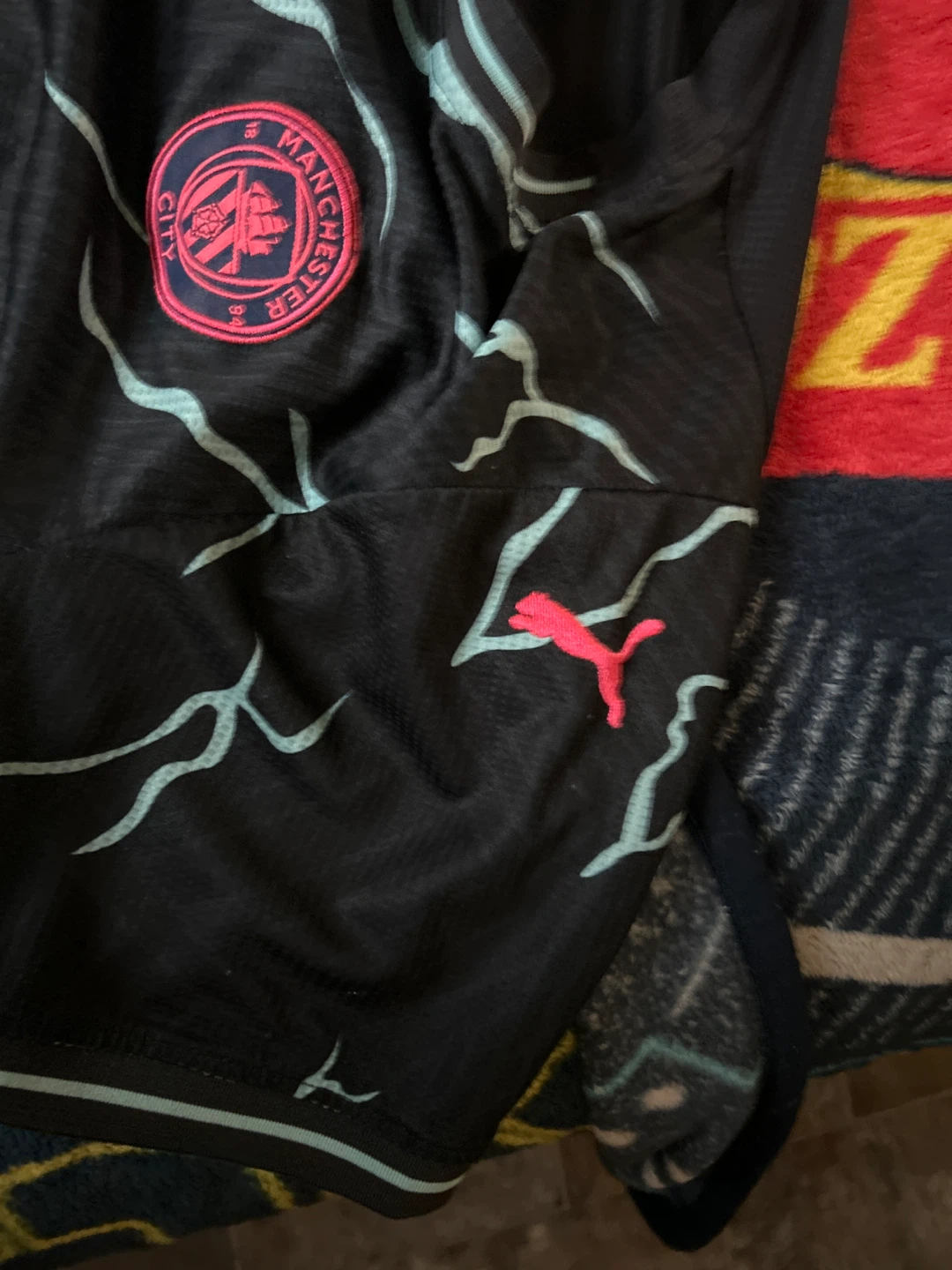 Manchester City Puma Soccer Jersey - photo 2