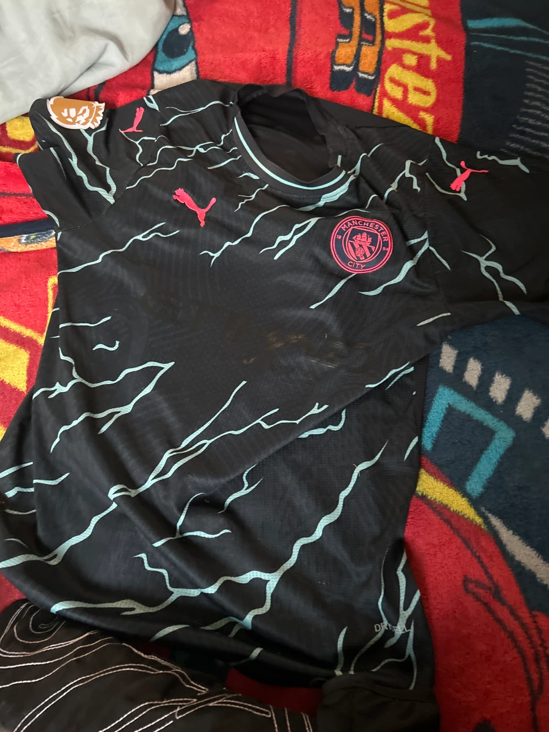 Manchester City Puma Soccer Jersey