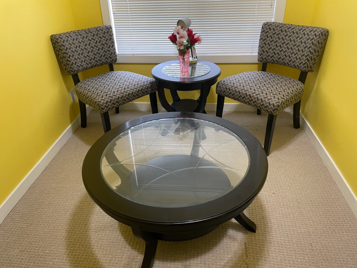 Moving Sale - Contemporary 3 piece Coffee table set