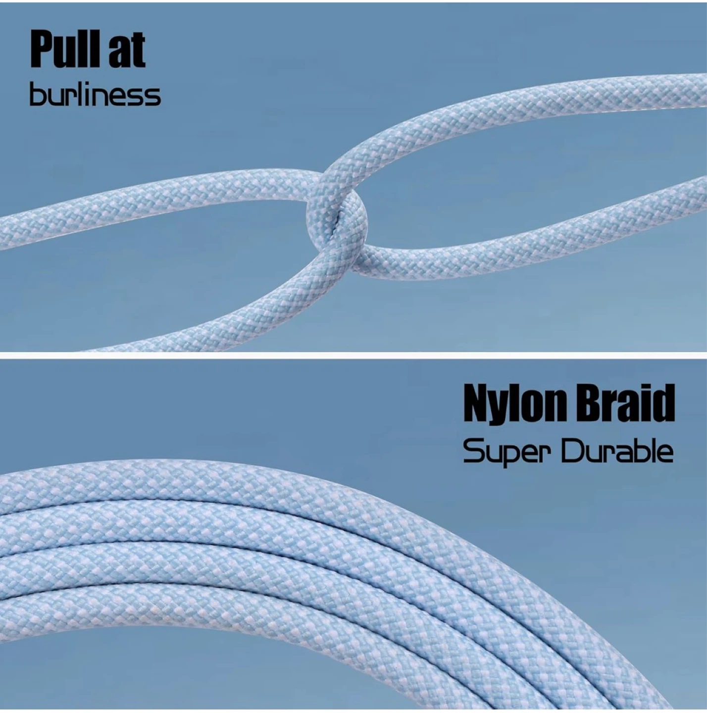 2M 180° Rotatable USB-C Cable - Nylon Braid - photo 4