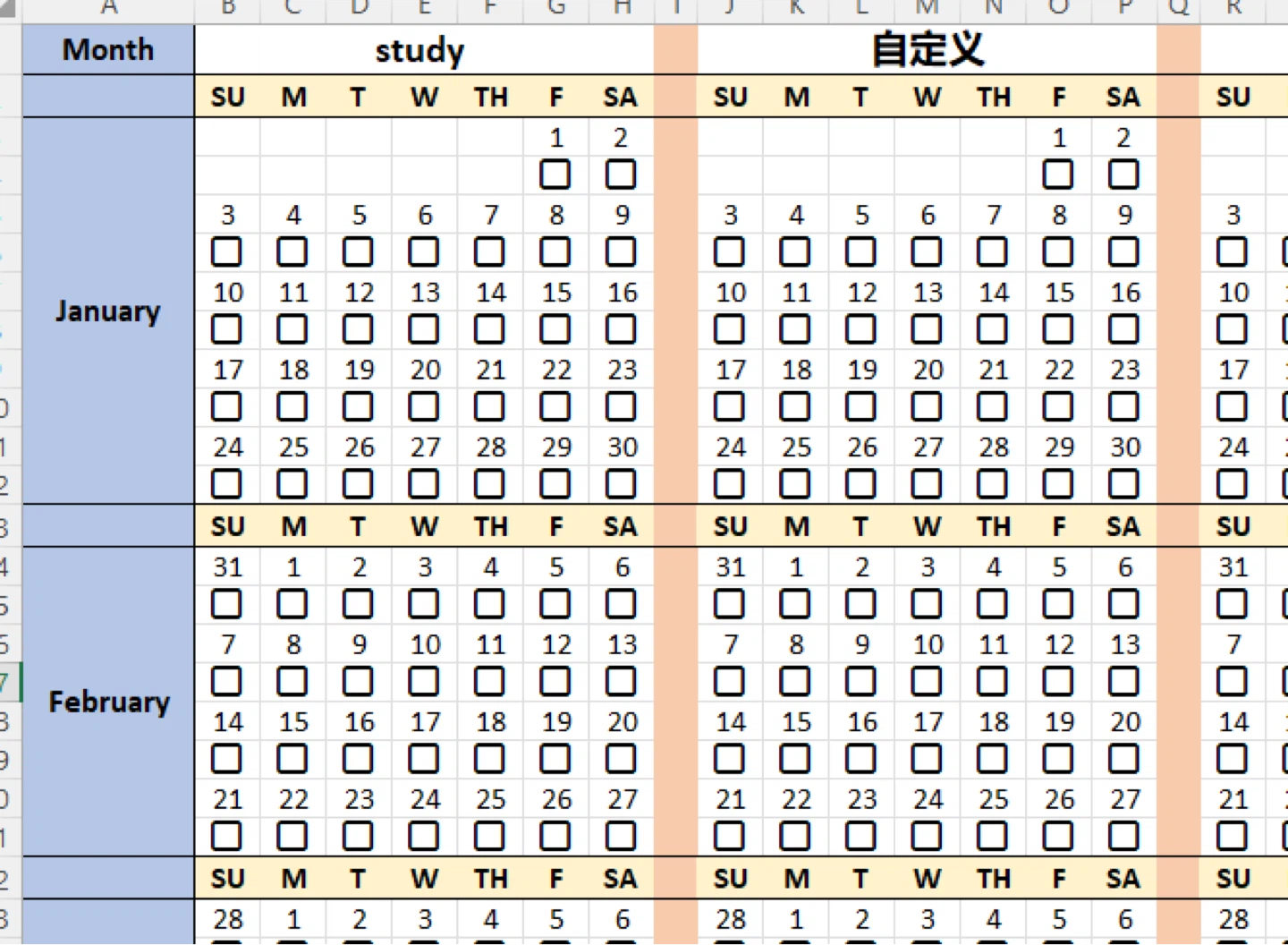 Habit Tracker Spreadsheet - photo 2