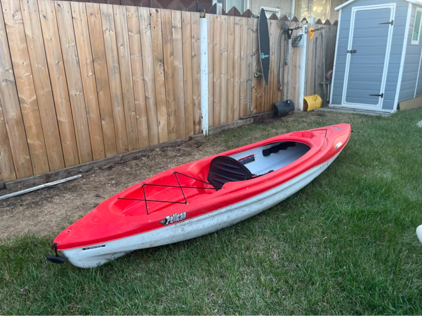 Pelican Red Kayak