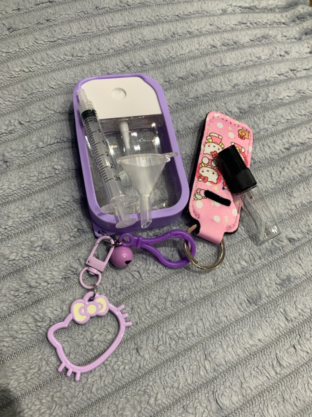 Hello Kitty Refillable Spray Bottle Kit