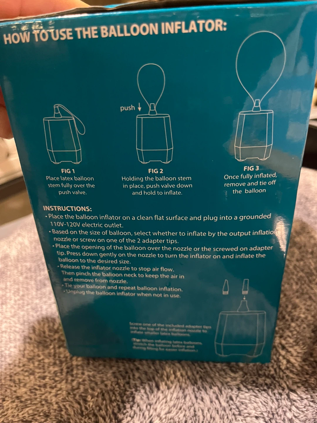Celebrate Electric Balloon Inflator - photo 2