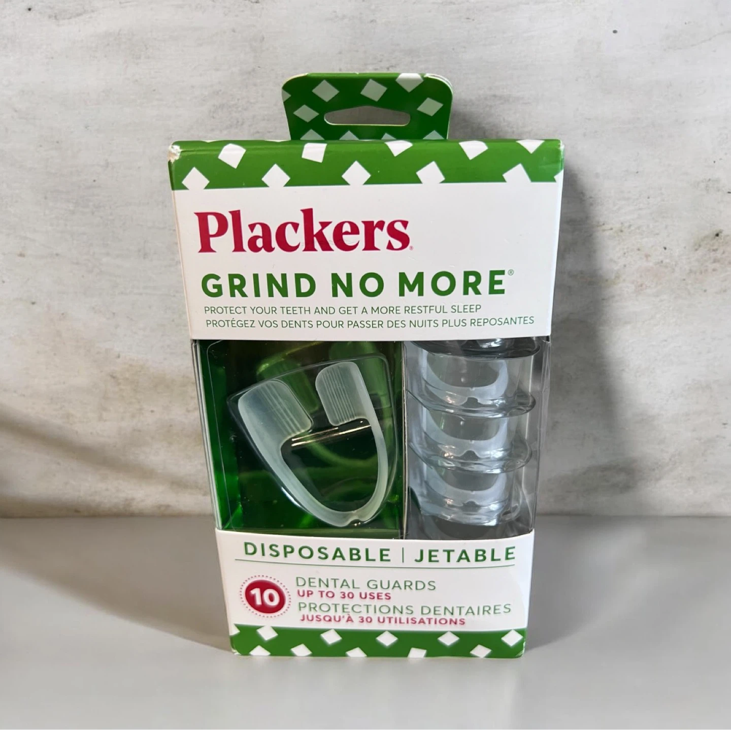Plackers Grind No More Disposable Dental Guards – 10 Pack