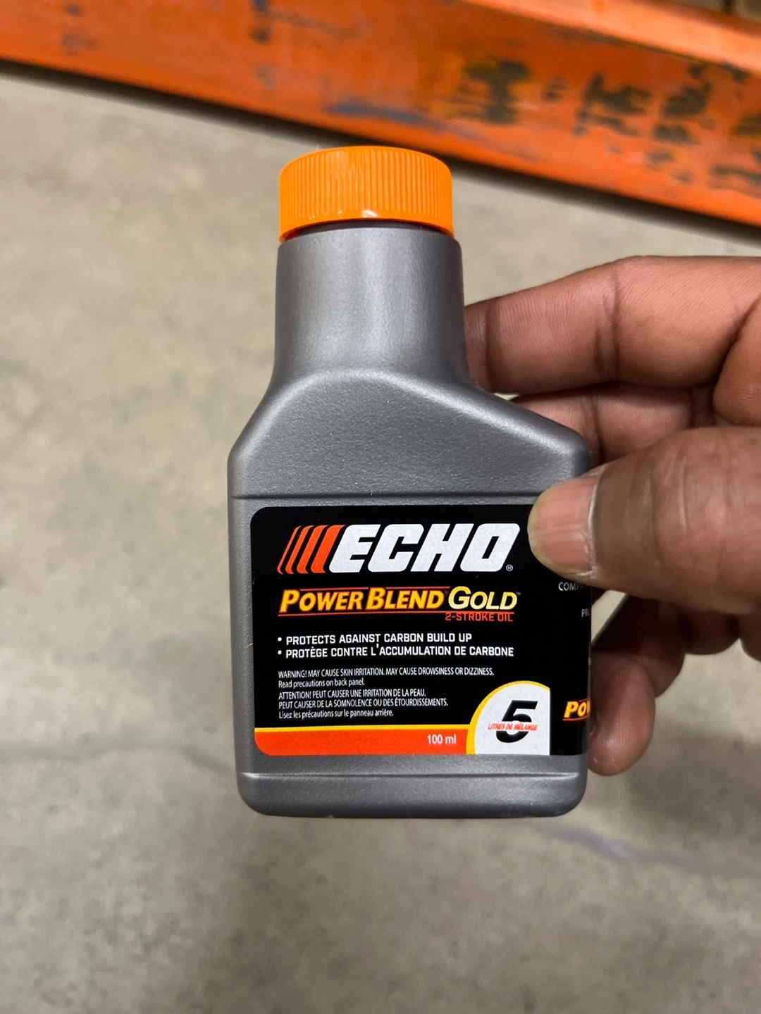 Half empty Echo Power Blend Gold 2-Stroke Oil 100 ml