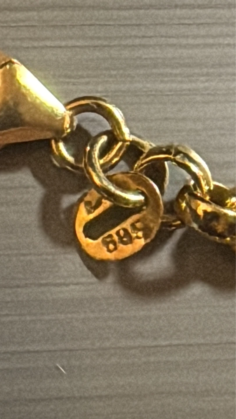14k. Euro Gold Chain Bracelet 585