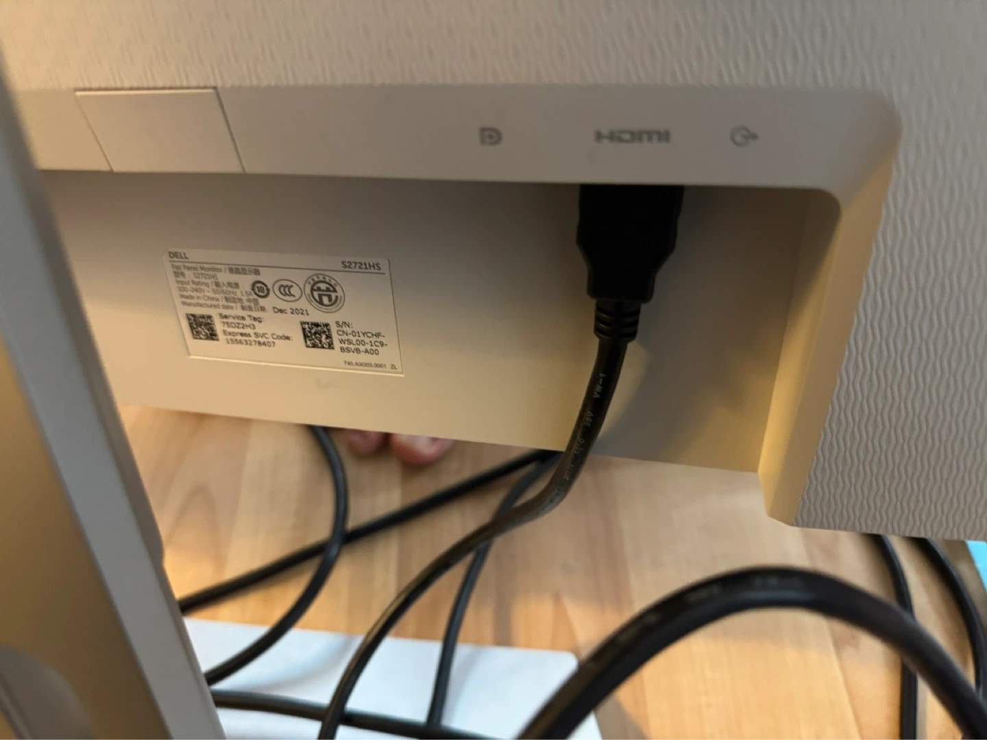 Dell 27" Monitor S2721HS - photo 3