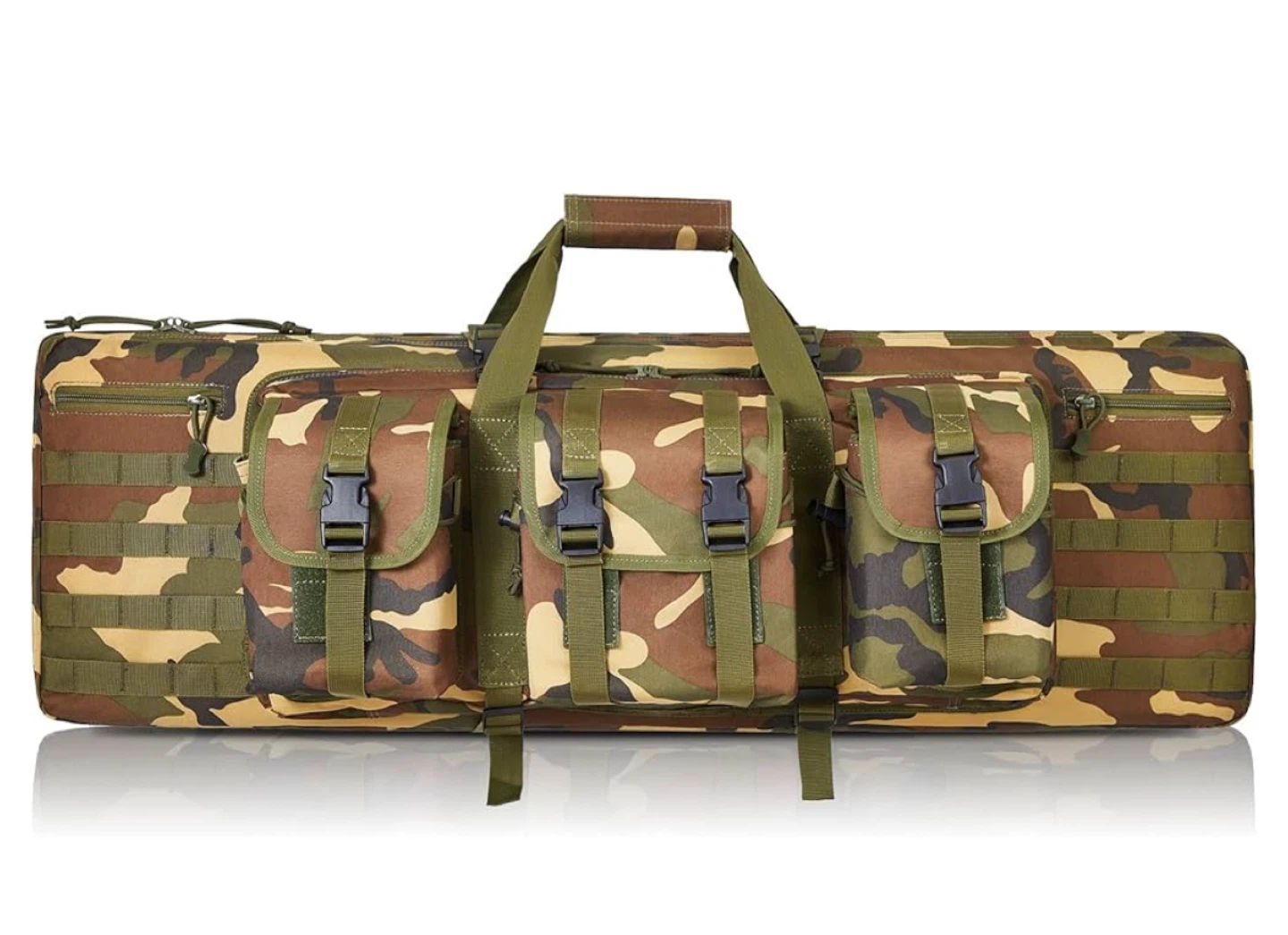 Camouflage Rifle Bag with Multiple Pockets
