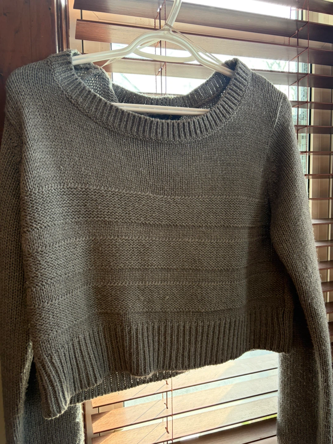 Grey Cropped Sweater - photo 2