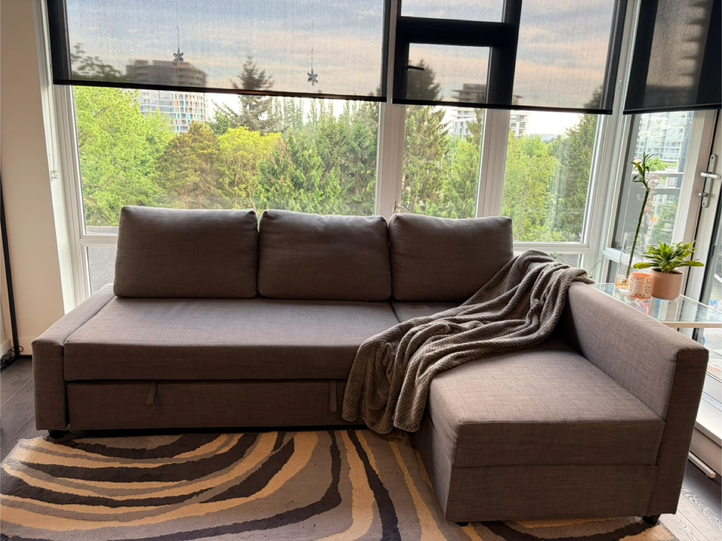 Cozy Sofa Bed with Storage – Perfect for Condo Living