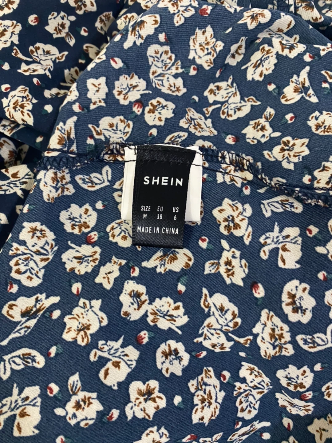 Shein Navy Floral Maxi Dress - Size M - photo 5