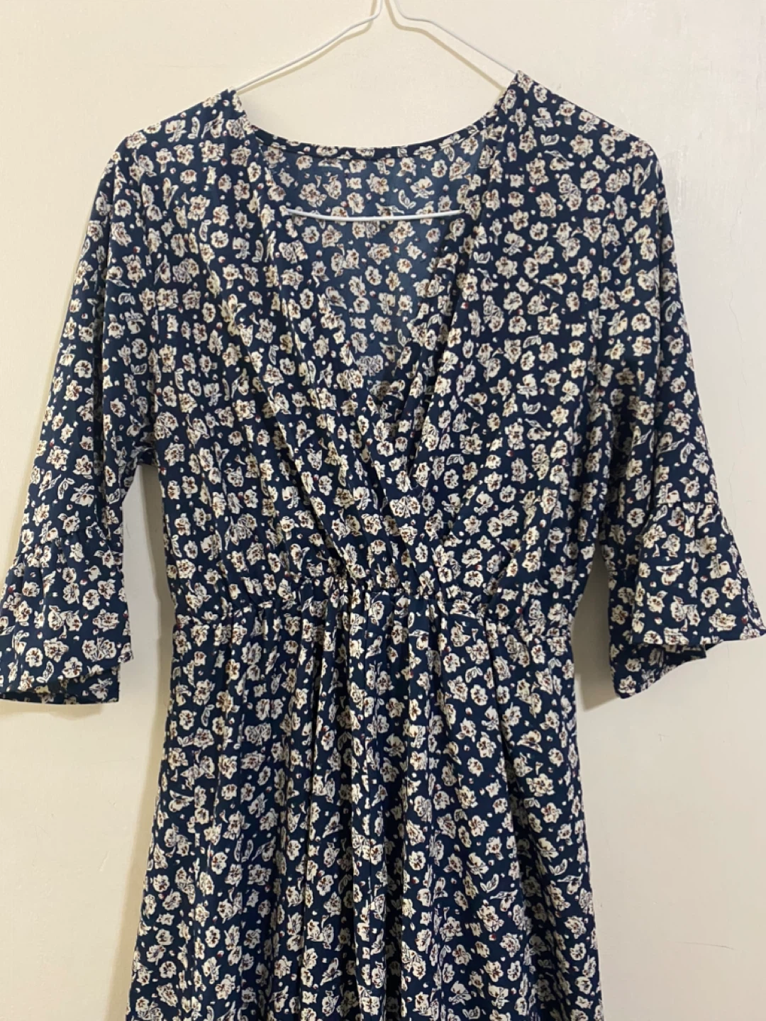 Shein Navy Floral Maxi Dress - Size M - photo 4