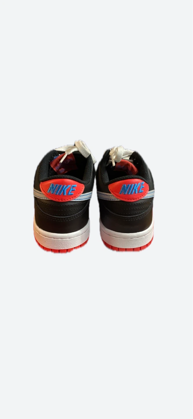 Nike Dunk Low White Black Red - photo 3
