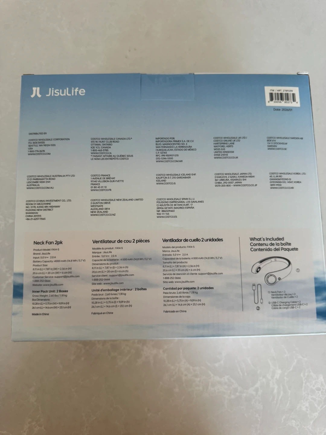 JisuLife Neck Fan 2pk - photo 3