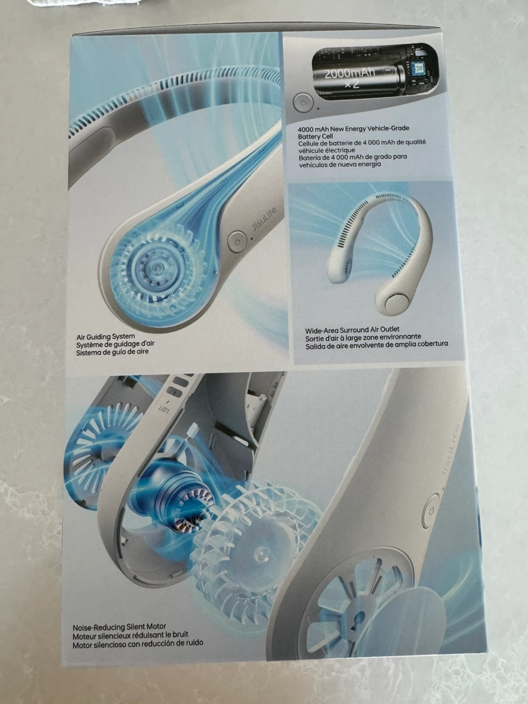 JisuLife Neck Fan 2pk