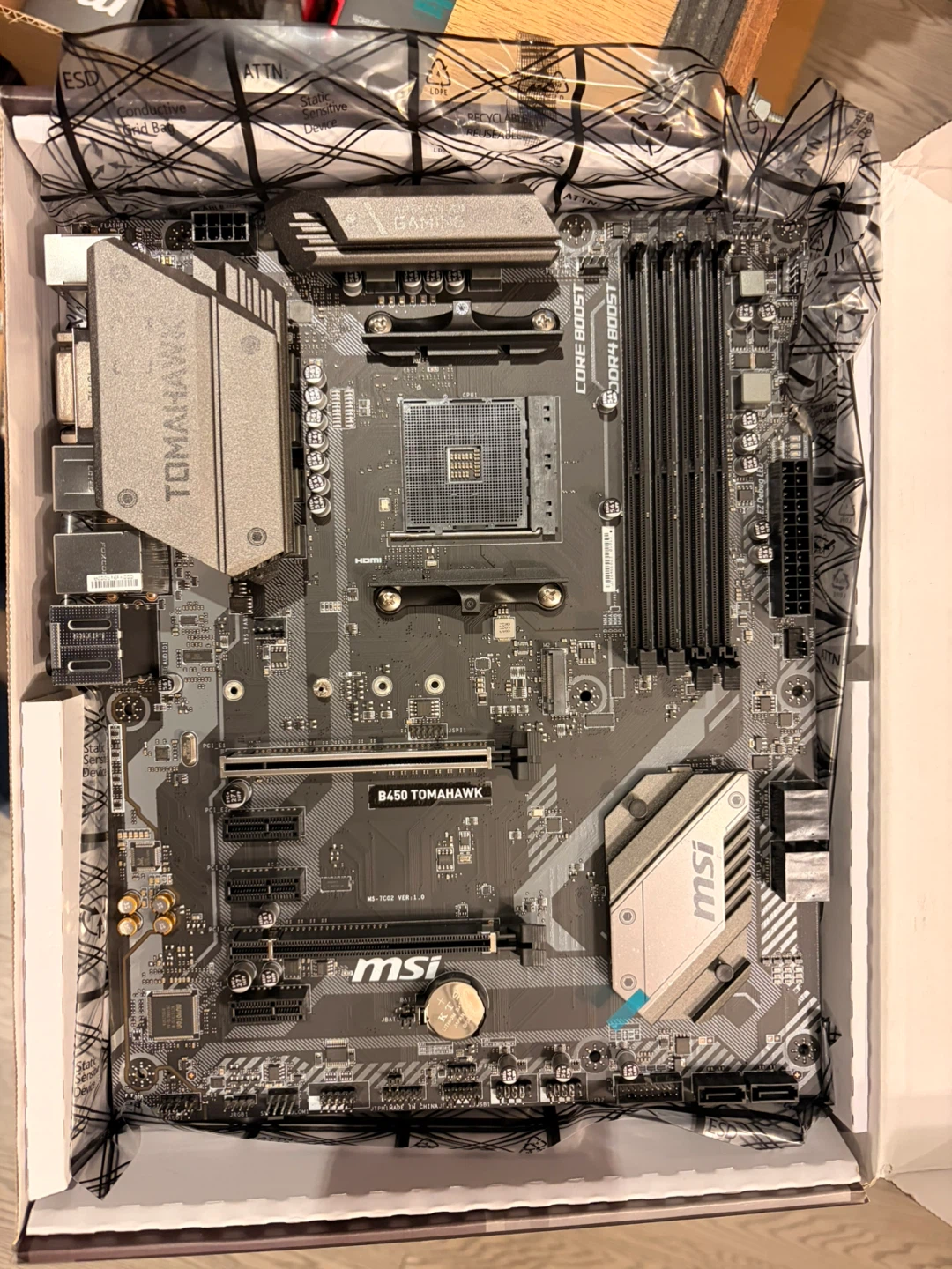 MSI B450 TOMAHAWK AM4 ATX Motherboard - photo 2