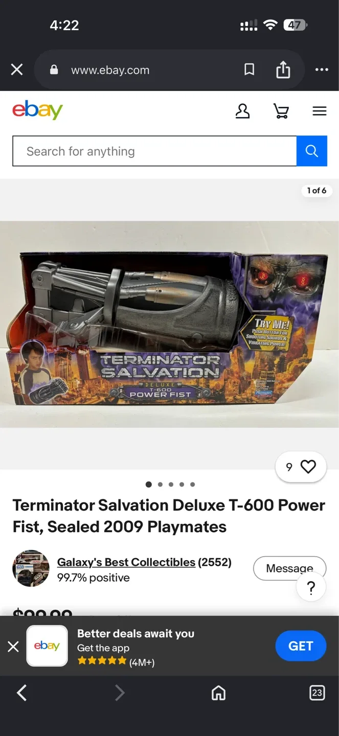 Terminator Salvation Deluxe T-600 Power Fist - photo 2