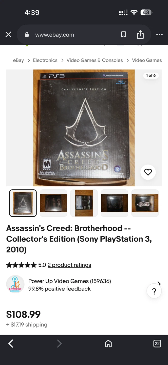 Assassin's Creed Brotherhood Collector's Edition PS3
