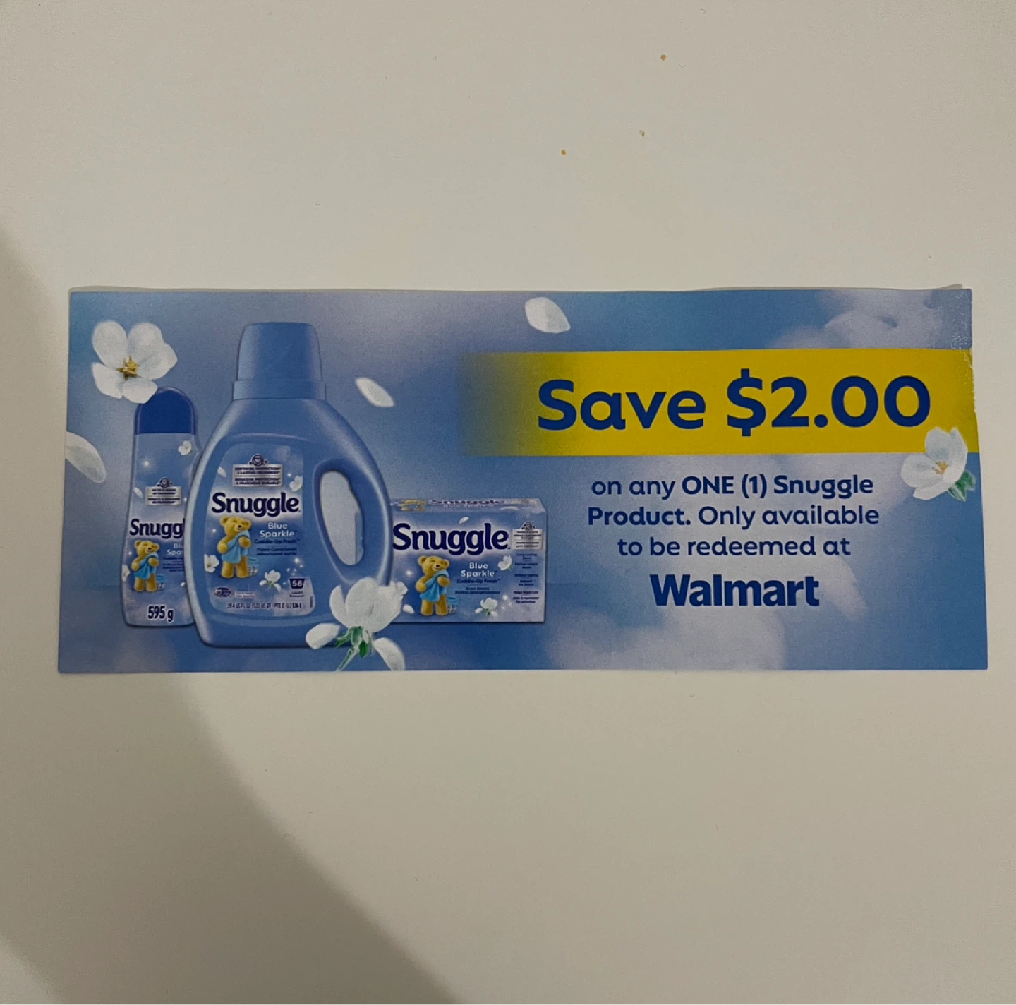 Snuggle $2 off coupon